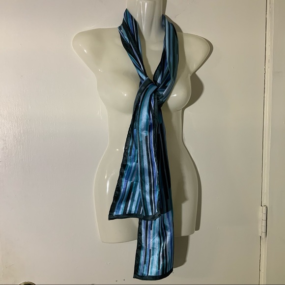 Long silky scarf can be worn so many ways - Picture 4 of 4